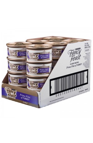 Fancy Feast Prime Filet Of Turkey 24 x 85g