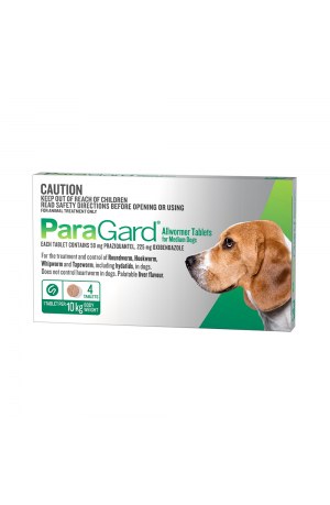 Paragard All Wormer Medium Dog Green