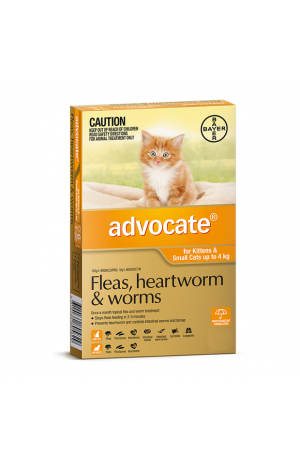 Advocate Small Cat Orange 0-4kg 6 Pack