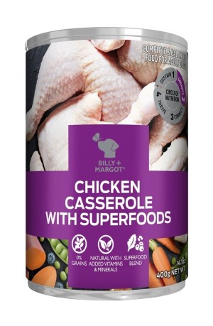 Billy & Margot Chicken Casserole Superfood Cans