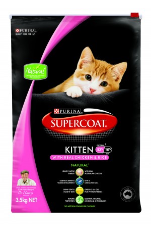 Supercoat Kitten Chicken & Rice