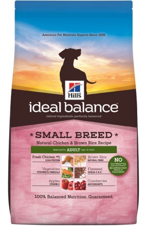 Ideal Balance Adult Small Breed Natural Chicken & Rice Recipe 1.81kg