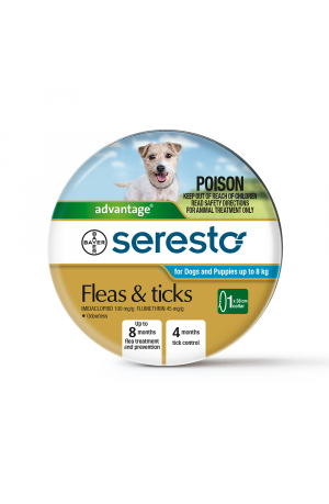 Advantage Seresto Flea And Tick Collar For Dogs Under 8kg