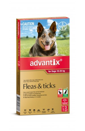 Advantix Red Large Dogs 10-25kg