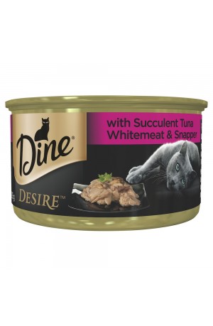 Dine Desire Succulent Tuna Whitemeat Snapper 24 x 85G