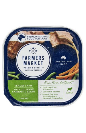 Farmers Market Tender Lamb With Carrots And Bean 12 x 100g