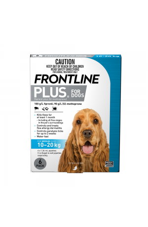 Frontline Plus For Medium Dogs Blue