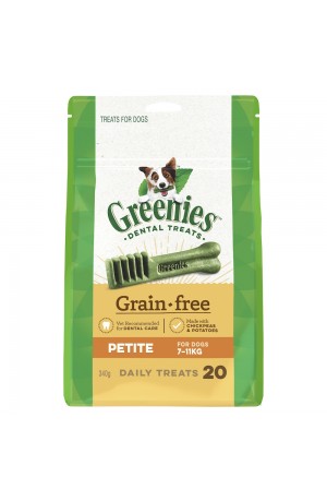 Greenies Dental Treats Grain Free Petite
