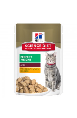 Hill's Science Diet Feline Adult Perfect Weight Chicken Pouches