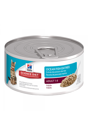 Hill's Science Diet Feline Adult Savory Seafood Entree Cans