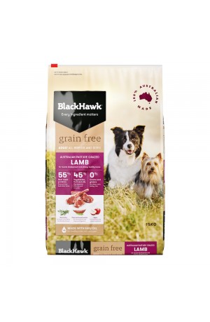 Black Hawk Grain Free Lamb Adult 7kg