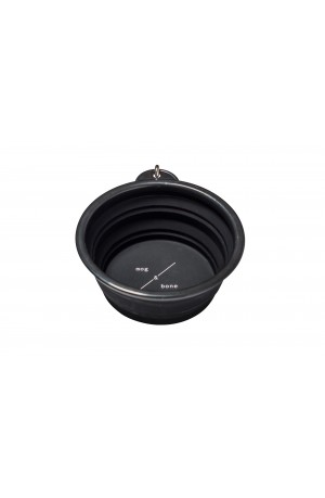 Mog and Bone Collapsible Travel Bowl Black