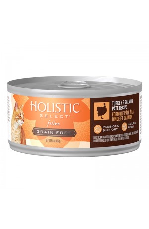 Holistic Select Grain Free Turkey Salmon Cat Cans