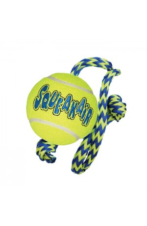KONG Airdog Squeaker Ball With Rope