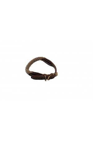 Mog and Bone Natural Leather Rope Collar 