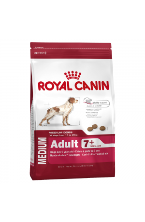 Royal Canin Medium Adult 7+ 15kgs