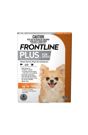 Frontline Plus For Small Dogs Orange