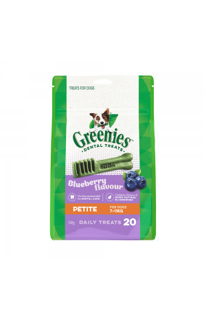 Greenies Dental Treats Blueberry Petite 340g