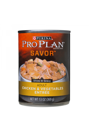 Pro Plan Adult Dog Chicken Vegetables Cans 12 x 368g