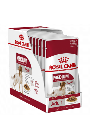 Royal Canin Medium Adult Gravy 10 x 140g