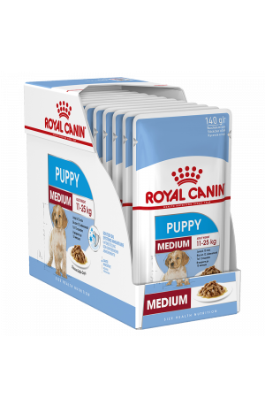 Royal Canin Medium Puppy Gravy 10 x 140g