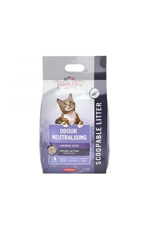 Trouble And Trix Natural Clumping Litter Lavender 15L
