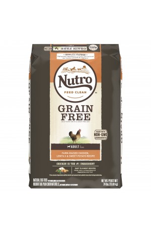 Nutro Grain Free Chicken Lentil Sweet Potato Adult