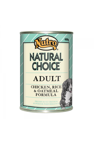 Nutro Natural Choice Adult - Chicken, Rice & Oatmeal 400g x 12 pack