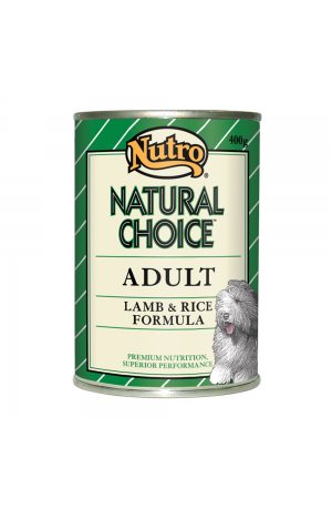 Nutro Natural Choice Adult - Lamb & Rice 400g x 12 pack