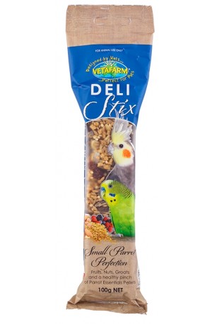 Vetafam Deli Stix Small Parrot Perfection