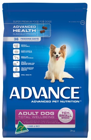 Advance Adult Total Wellbeing Toy/Small Breed - Lamb & Rice