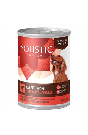 Holistic Select Grain Free Beef Pate Dog Cans