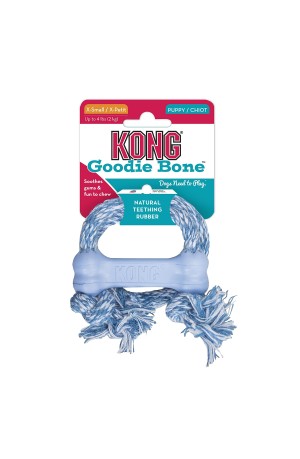 Kong Puppy Goodie Bone w/Rope Extra Small