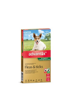 Advantix Small Dog 0-4kg 3Pack